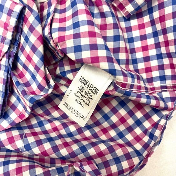 Frank & Eileen Men's Paul Check Long Sleeve Shirt Size Small NEW - Picture 4 of 5